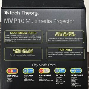 Tech Theory MVP10 Projector